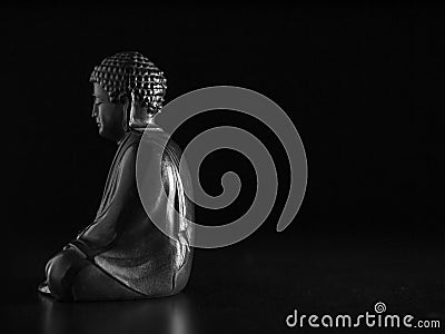 Sakyamuni Buddha sculpture Stock Photo